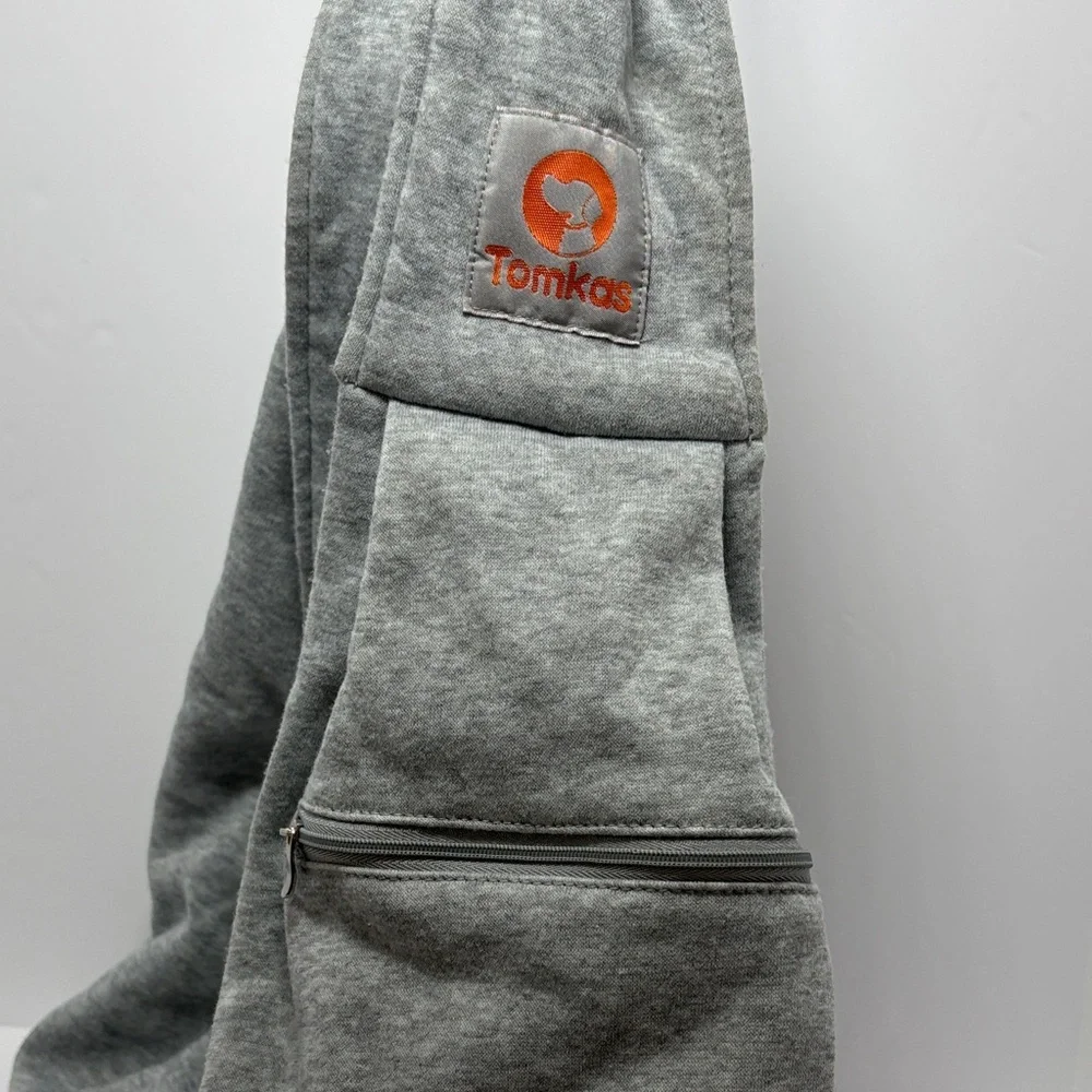 Gray pet carrier bag